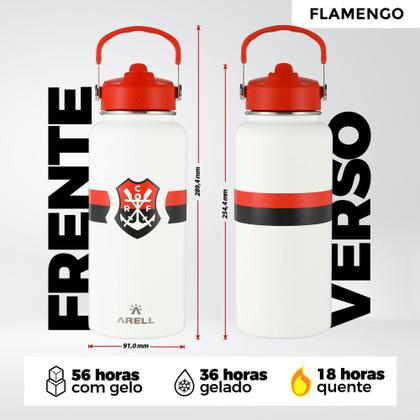 Imagem de Garrafa Térmica Flamengo Straw Flask FLA02 946ml Arell