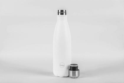 Imagem de Garrafa Térmica Gyme 500ml Branca com Isolamento a Vácuo