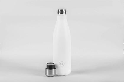 Imagem de Garrafa Térmica Gyme 500ml Branca com Isolamento a Vácuo