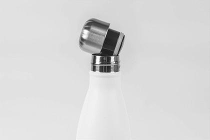 Imagem de Garrafa Térmica Gyme 500ml Branca com Isolamento a Vácuo