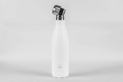 Imagem de Garrafa Térmica Gyme 500ml Branca com Isolamento a Vácuo