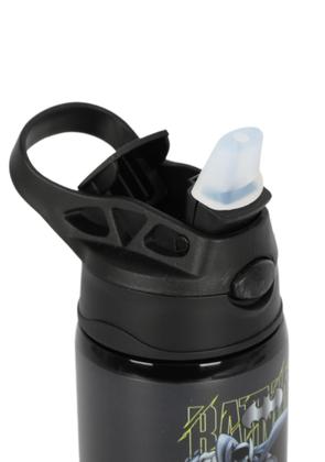 Imagem de Garrafa Térmica Infantil Aço Inox Água Escolar Batman - Luxcel