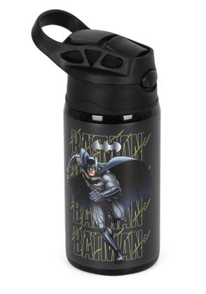Imagem de Garrafa Térmica Infantil Aço Inox Água Escolar Batman - Luxcel