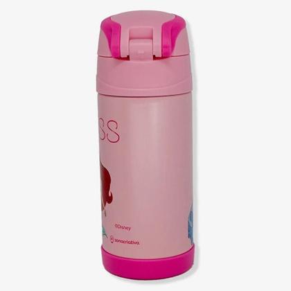 Imagem de Garrafa Térmica Infantil Click Canudo 350ml Princesas