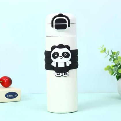 Imagem de Garrafa Térmica Infantil Com Canudo Panda Fofo 520ml B-Max BM-P1693