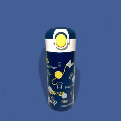 Imagem de Garrafa Térmica Infantil Inox 480ml Com Tampa Antivazamento TR-013