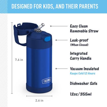 Imagem de Garrafa Térmica Infantil Thermos Funtainer 350ml - Isolada a Vácuo