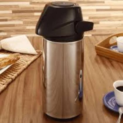 Imagem de Garrafa Térmica Inox 1,9l Café Chá Restaurante Hotel Empresa Buffet Resistente