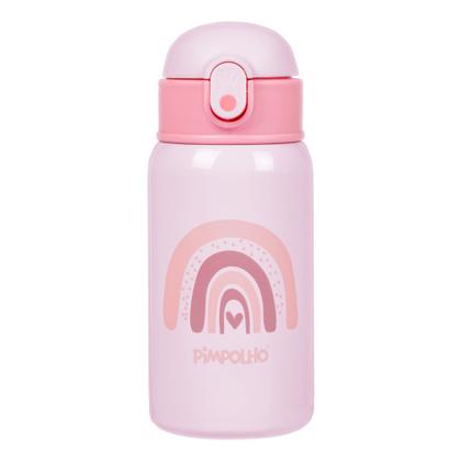 Imagem de Garrafa Térmica Inox 400ml com Canudo Silicone Pimpolho