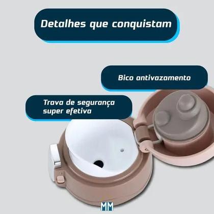 Imagem de Garrafa Térmica Inox 500 Ml Café Suco Água Passeio Caminhada