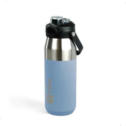 Imagem de Garrafa Térmica Inox 750ml Água Fria Quente Ntk Isomax Azul Claro