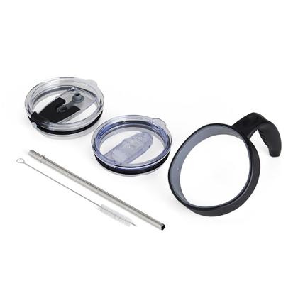 Imagem de Garrafa Térmica Inox 800ml 2 Tampas com Canudo