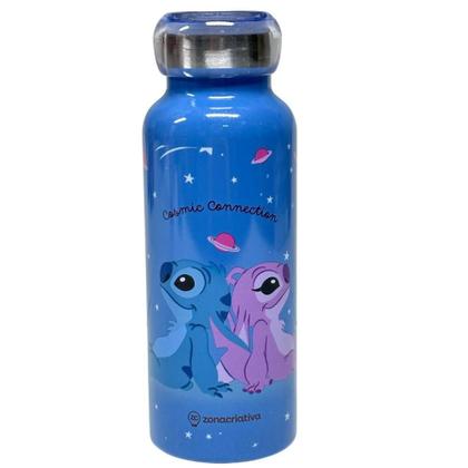 Imagem de Garrafa Térmica Inox Bubble 500Ml Stitch Disney Namorados Zc