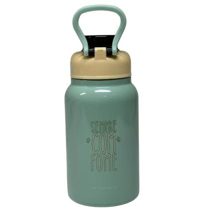 Imagem de Garrafa Térmica Inox Click 500Ml Baby Yoda - Zona Criativa