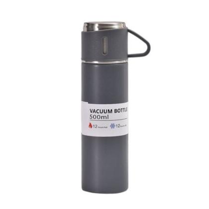 Imagem de Garrafa Térmica Inox Com 3 Xícaras Parede Dupla Premium