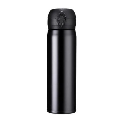 Imagem de Garrafa Térmica Inox Flask Vacuum 450 ml Com Tampa E Trava de Segurança Anti Vazamento Parede Dupla