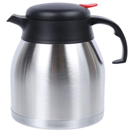 Imagem de Garrafa termica inox jarra bule cafe cha isotermica grande 1500ml tipo jarra 1.5l quente gelada bebida