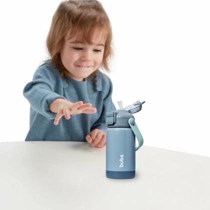 Imagem de Garrafa Térmica Inox Parede Dupla Bico Ou Canudo 360ml Buba