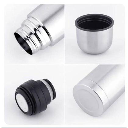 Imagem de Garrafa Térmica Inox Parede Dupla com Tampa Clicktop - Flash Goods