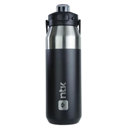 Imagem de Garrafa Térmica Isomax 1L em Aço Inox Preto 301358-PR Nautika