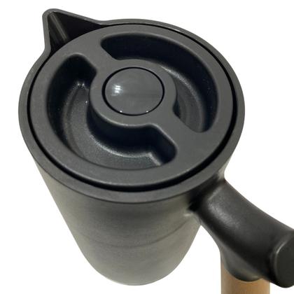 Imagem de Garrafa Térmica Jarra De Café 1 Litro Cabo Madeira Wood 1 Un