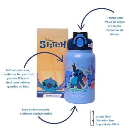 Imagem de Garrafa Termica Jupter Stitch Disney 500ml Zona Criativa