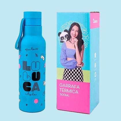 Imagem de Garrafa Térmica Luluca Pandinha Squeeze 500ml Inox