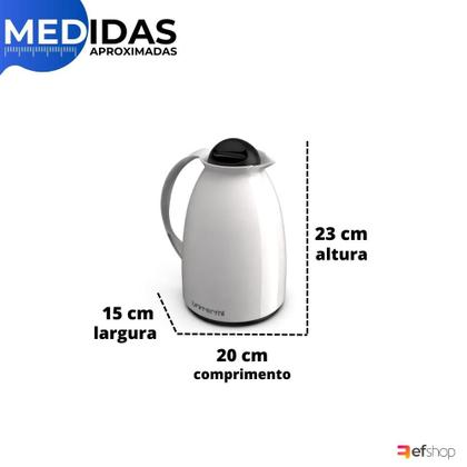 Imagem de Garrafa Térmica M Florença 0,650 ml Bico Antigota p/ Café Chá