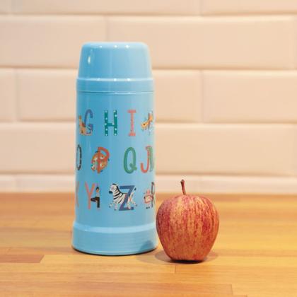 Imagem de Garrafa Térmica Mini Kids 300ml Céu Azul Alfabeto Mor