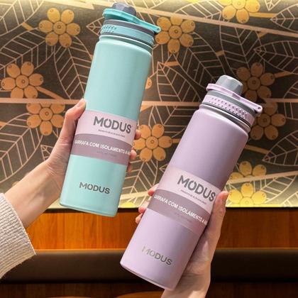 Imagem de Garrafa Térmica Modus de 304 Aço Inoxidável 750ML Manter Quente e Frio Café Suco Água Academia Passeio Caminhada