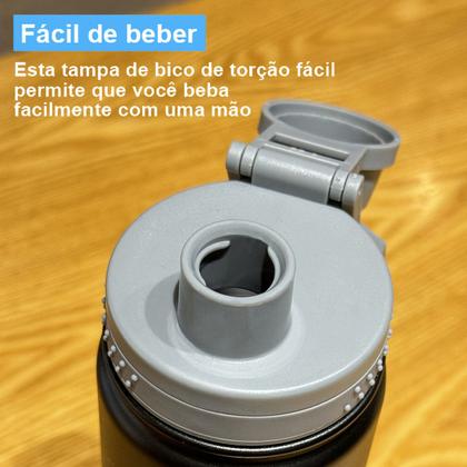 Imagem de Garrafa Térmica Modus de 304 Aço Inoxidável 750ML Manter Quente e Frio Café Suco Água Academia Passeio Caminhada