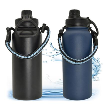 Imagem de Garrafa Térmica Modus Parede Dupla Aço Inox 1L Café Suco Água Academia Passeio Caminhada