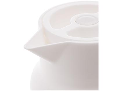 Imagem de Garrafa Térmica Organic 1 L em Plástico Branco com Ampola de Vidro Lyor