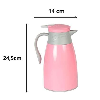 Imagem de Garrafa Térmica Para Café Chá Com 4 Canecas Luxo Importado