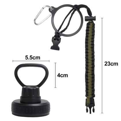 Imagem de Garrafa Térmica Parede Dupla Aço Inox 1L Café Suco Água Academia Passeio Caminhada