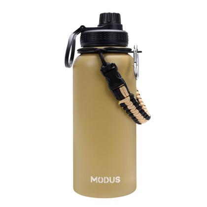 Imagem de Garrafa Térmica Parede Dupla Aço Inox 1L Café Suco Água Academia Passeio Caminhada