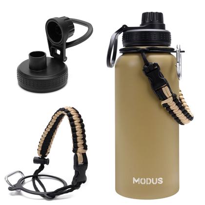 Imagem de Garrafa Térmica Parede Dupla Aço Inox 1L Café Suco Água Academia Passeio Caminhada