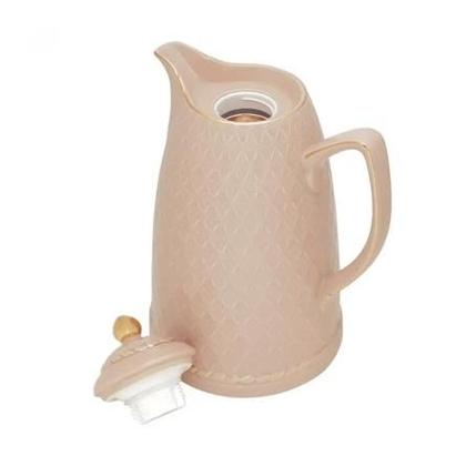 Imagem de Garrafa térmica Porcelana renda rosa 28 cm - 900 ml