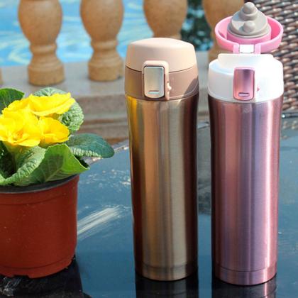 Imagem de Garrafa Térmica Portátil 500ml Aço Inox Viagem Água -