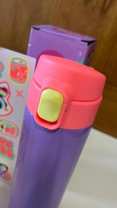 Imagem de Garrafa Térmica Puket Infantil Color Block Menina