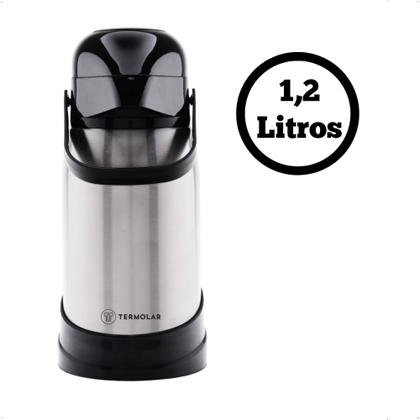 Imagem de Garrafa Térmica R-Evolution 1,2L em Inox Alta Resistência Termolar 50484