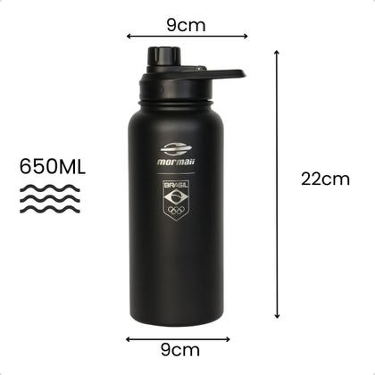 Imagem de Garrafa Térmica Resistente Aço Mormaii 650ml