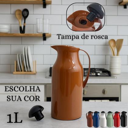 Imagem de Garrafa Térmica Siena 1 Litro Unitermi Café Chimarrão Chá