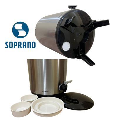 Imagem de Garrafa Térmica Soprano Tipo Botijão Cooler Inox Palace 9,5l