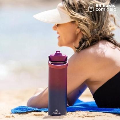 Imagem de Garrafa Termica Straw Flask 650Ml Violeta Wild Violet