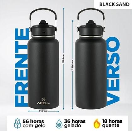 Imagem de Garrafa Termica Straw Flask 946Ml Blacksand