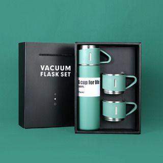 Imagem de Garrafa Térmica Vacuum Inox 500ml P/ Suco Café Com 3 Xícaras