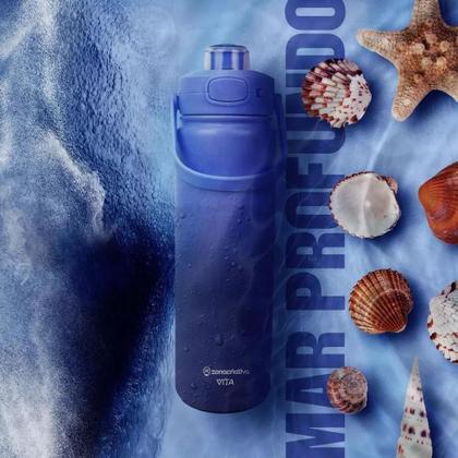 Imagem de Garrafa Térmica Vita Com Alça E Trava 700ml  Zona Criativa