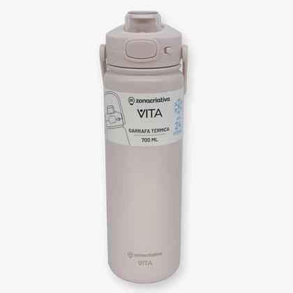 Imagem de Garrafa Térmica Vita Com Alça E Trava 700ml  Zona Criativa
