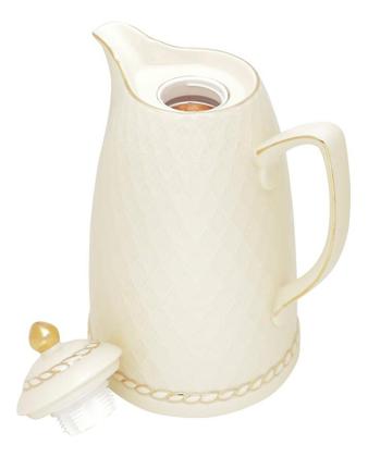 Imagem de Garrafa Térmica Wolff Renda De Porcelana Creme